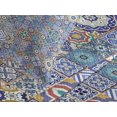 thumbnail image 4 of Ambesonne Moroccan Quilted Bedspread Set 3 Pcs, Grid Squares Pattern, Queen Size, Multicolor, 4 of 5