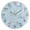 Gold Needle, variant on 10" Artistic Round Wall Decorative Desk Clock Wall Clock Home Decor Pastel Blue Bows and Dots