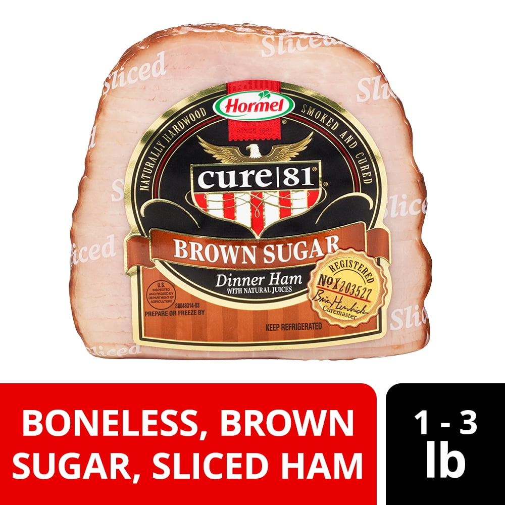 Hormel Brown Sugar Cured Boneless Quarter Ham, Sliced. 1.53 lbs