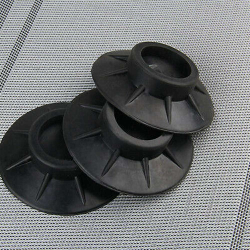 LNKOO Washing Machine Rubber Feet Pads | Anti-Vibration & Anti-Walk Rubber Dampers | Textured Grip Prevents Walking & Skidding | Best For Laundry Washer & Dryer Noise Reduction | Set of 4