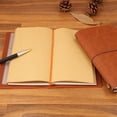thumbnail image 1 of Cuaderno De La Escritura, Escritura De cubierta Artificial Del Vintage A6, Cuaderno Libros De Recuerdos BLESIY Cuaderno de diario, 1 of 8