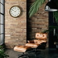 thumbnail image 7 of Seiko 16" Brown Arabic Numeral Wall Clock, Analog, Quartz, QXA598BLH, 7 of 7