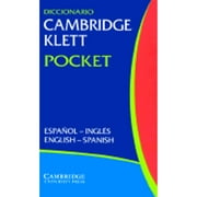 Pre-Owned Diccionario Cambridge Klett Pocket Espaol-Ingls/English-Spanish Flexicover (Paperback 9780521753005) by Cambridge University Press (Creator)