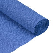 Uxcell Crepe Paper Rolls 7.5ft Long 20 Inch Wide, Blue 2 Pack