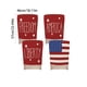 thumbnail image 2 of YiJuHui Independence Day Chair Covers Set of 4, Patriotic Memorial Day 4th of July Decorations for Home Kitchen Dining Party, Reusable Polyester Holiday Chair Back Covers, Flag Theme Party Supplies, 2 of 6