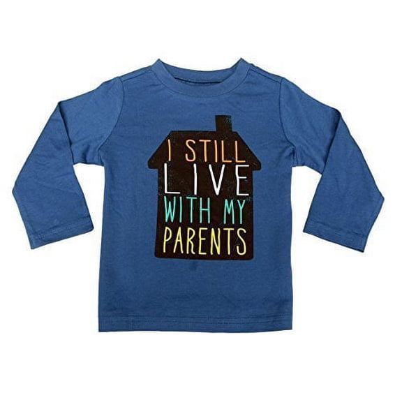 First Impressions Baby Boy Long-Sleeve Graphic-Print T-Shirt Tropic Blue, 12 Months