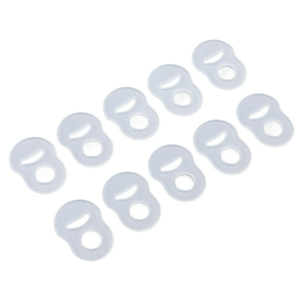 Soporte Corrector Para Uñas Encarnadas, Reduce La Hinchazón, Anillo Corrector De Uñas Resistente Al Estiramiento De Silicona, Duradero, 10 Piezas Para El Cuidado De Los Pies