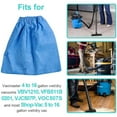 thumbnail image 2 of VRC5 Cloth Filter Bags for Vacmaster 4 to 16 Gallon Wet/Dry Vacuums , 9 Pack, 2 of 8