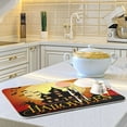thumbnail image 6 of GZHJMY Halloween Décor Dish Drying Mat - 18 x 24inch- Extra Large Microfiber Dish Drying Mat, Dish Draining Mat, Counter top Mat, Halloween Castle Bats（621）, 6 of 7