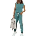thumbnail image 2 of Womens Short Sleeve Two Piece Outfits Loungewear Sweatsuit Sets Outfits Athletic Tracksuits, 2 of 8