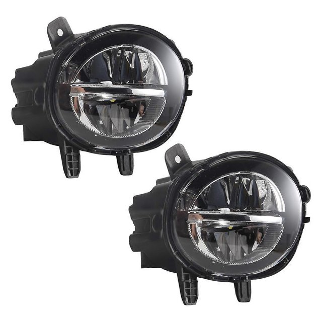 A Pair Car Front LED Fog Light Fog Lamp DRL Driving Lamp For-BMW F20 F22 F30 F35 LCI W LED Bulds 631