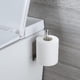 thumbnail image 4 of Soporte de papel higiénico autoadhesivo para cocina, soporte de papel higiénico, sin necesidad de taladrar, para pared, baño, acero inoxidable cepillado, 4 of 7