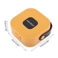 thumbnail image 2 of Unique Bargains Square Multi-Function Jewelry Box Organizer for Storing Orange, 2 of 5