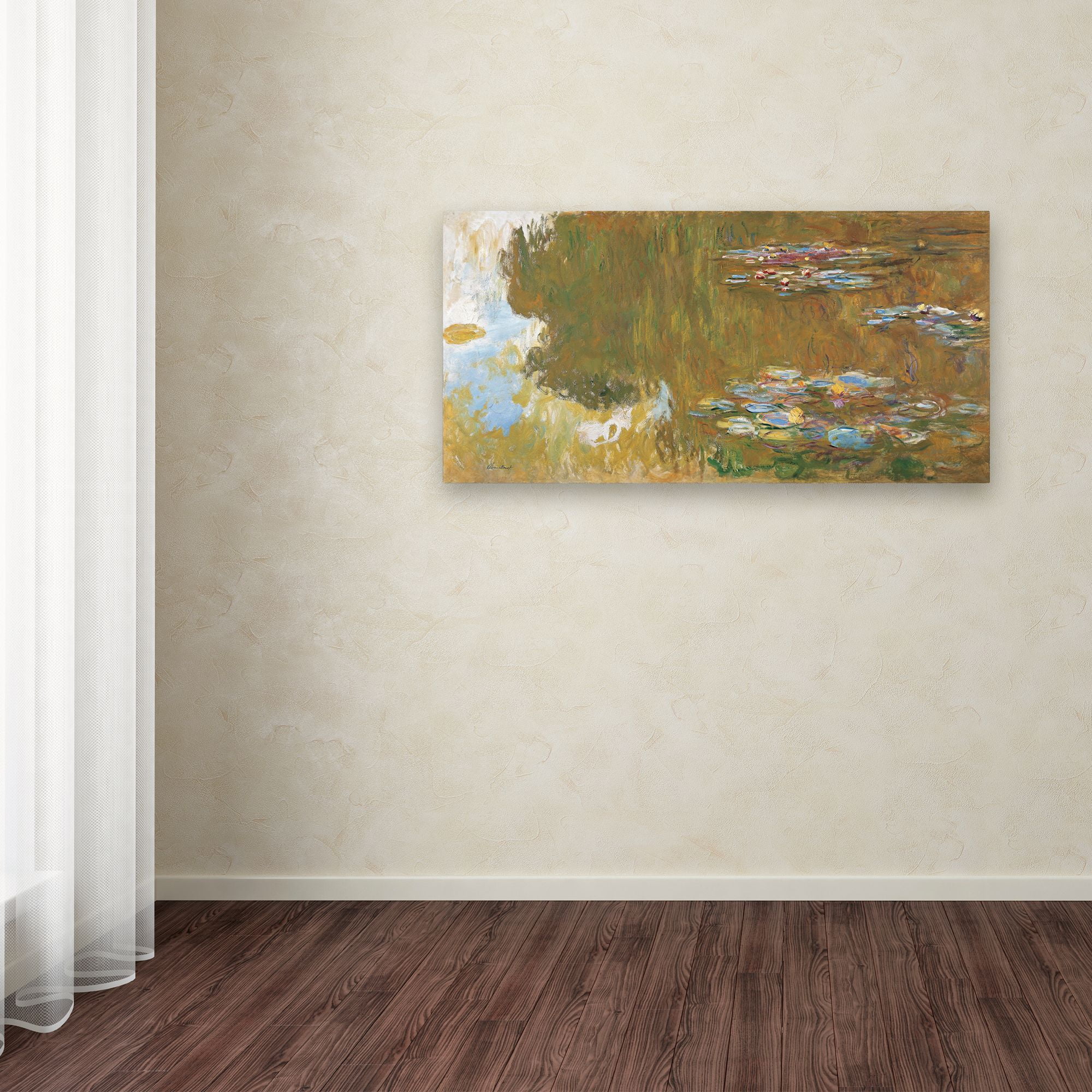 The Water Lily Pond' Canvas Art by Monet