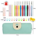 thumbnail image 2 of 31pcs Crochet Hooks Set with Case, TSV 2mm-7mm Ergonomic Soft Grip Crochet Handles for Arthritic Hands, 2 of 6