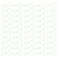 thumbnail image 2 of KAKOWELY 50 Pcs Rouleaux de Tringle en Plastique Rail de Rideau Roues pour Fenêtre Porte Rideaux de Douche (Beige),0,87"X0,43"X0,43 Pouces, 2 of 4