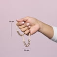 thumbnail image 2 of Scunci 2 pk Gold Chain Ponytailers, 2 of 5