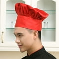 thumbnail image 2 of 2Pcs Tall Bakery Chef Hat Waiter Professional Multiple Colors Cook Hats, 2 of 6
