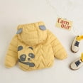 thumbnail image 4 of Honeeladyy Baby Boy Girl Fall Winter Outfit,Baby Boys Girls Light Down Hooded Cotton Jacket Coat 4-5 Years Boys Girls Fall Winter Coat, 4 of 9