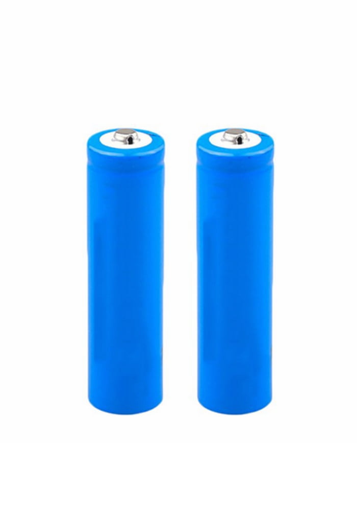 2 Pack Batteries 2600mAh Rechargeable Battery Solar Powered Outdoor