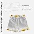 thumbnail image 5 of Kids' Beach Pants Comfortable Swim Trunks Daisies and Bees Pattern Shorts for Pool Vacation and Lounge Wear 5T, 5 of 8