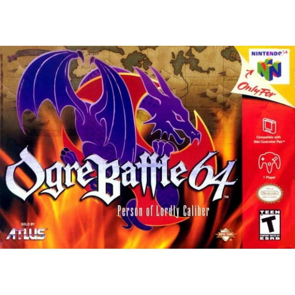 N64 Jeu Ogre Bataille 64: Personne de Calibre Seigneur Jeux Cartouche Carte pour 64 N64 Console Nous Version