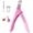 Pink, variant on MelodySusie Acrylic Nail Clippers, Adjustable Stainless Steel Trimmer for Fake Nail Tips and Acrylic Nails,pink