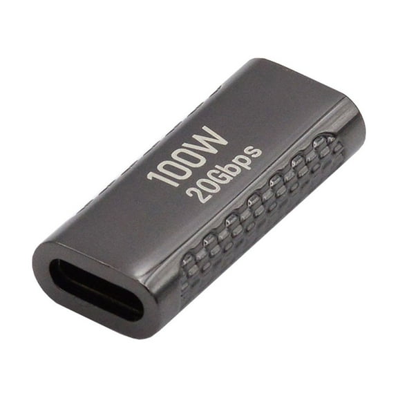 FVH USB4 Type C Female to Female 100W Power 20Gbps Data 8K Video Extender Adapter for NS Phone Laptop