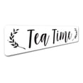 thumbnail image 3 of Tea Time Novelty Decor, Metal Wall Sign - 4x18 Inches, 3 of 4