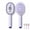 Purple, variant on NEW 5 in 1 Air Cushion Brush - Electric Spray Air Cushion Massage Comb, Cordless Nano Mist Hair Brush with Self-Cleaning Button, Anti-Static Detangling Steam Brush for Wet/Dry Hair (Pink)