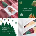 thumbnail image 5 of Christmas Throw Blanket 50x60 - Fluffy Sherpa Fleece Blanket for Couch & Bed, Cozy Soft Plaid Gingerbread Xmas Tree Blanket - Classic Checkered Snowflake Christmas Decor, 5 of 6