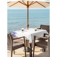 thumbnail image 3 of Outdoor Tablecloths with Umbrella Hole & Zipper, Wisteria 54x54 Inch Square Tablecloths, Purple Flowers Leaves Butterflies Botanical Spring Waterproof Table Cloth, Patio/Pool/Picnic Table Covers, 3 of 8