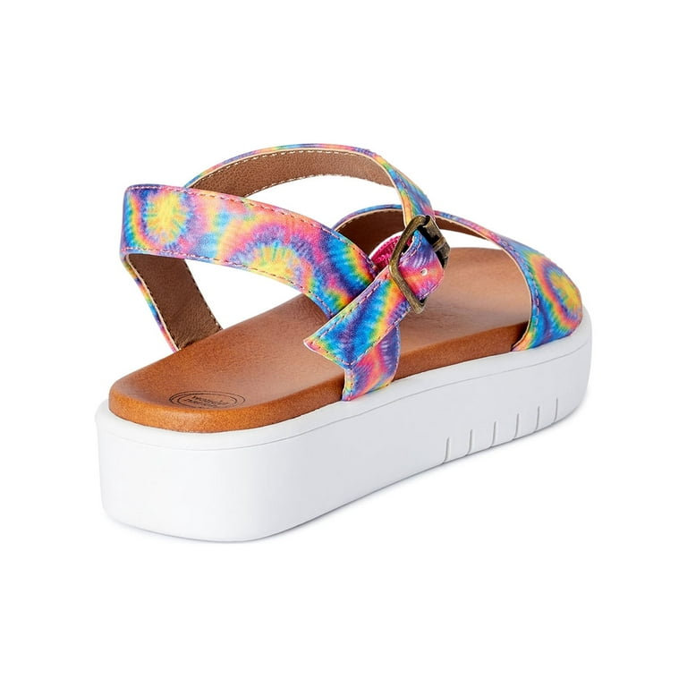 Girls tie store dye sandals