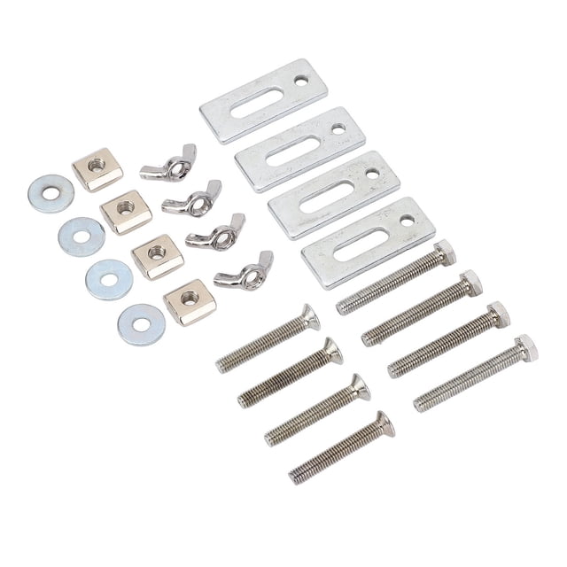 Mini Abrazadera De Sujeción De Pista En T, 4 Piezas De aleación De Aluminio Y Zinc, Tuerca M6, Abrazadera De Pista En T Resistente Para Enrutador CNC Serie 3018