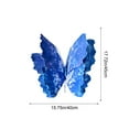 thumbnail image 3 of CREATITOY Large PE Colored Butterfly Artificial Flowers - Festival Party Garden Decor, 3 of 6