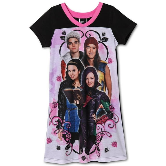 Disney's Descendants Girls' ''Villains Four of the Kind'' Nightgown, size 10