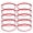 About 1.5mm, variant on 10 Pcs Fashion Red String Simple Thin Rope Adjustable Braid Rope Wristband Bangles for Women Girls