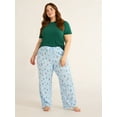 thumbnail image 5 of Joyspun Women's Flannel Sleep Pants, 30” Inseam, Sizes XS-3X, 5 of 6