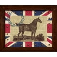 thumbnail image 2 of Appleman, Sam 31x26 Gold Ornate Wood Framed with Double Matting Museum Art Print Titled - British Equestrian, 2 of 4