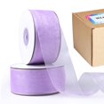 thumbnail image 1 of Cinta decorativa Mlurcu, 3,8 cm x 91 m, organza morada, 1 of 7