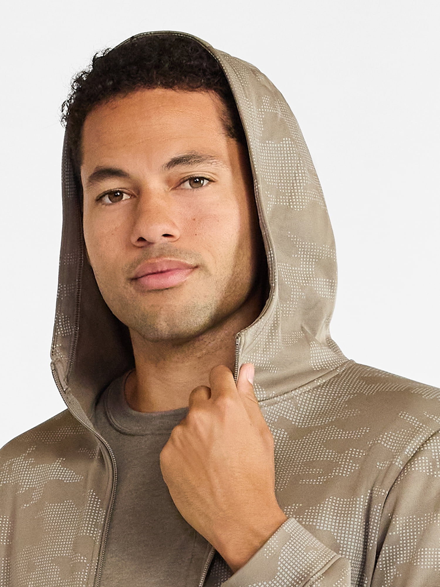 Athletic Works Men's and Big Men's Reflective Hoodie, Sizes S-3XL