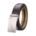 thumbnail image 4 of Cinturón de cuero Yuyangstore con hebilla automática para hombre 115cmx3.5cm, 4 of 8