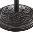 thumbnail image 4 of Middlebrook Designs Outdoor Patio Antique Bronze Round Circle Weave Umbrella Base, 4 of 5