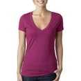 thumbnail image 2 of Women's Deep V-Neck Short Sleeve T-Shirt, 2 of 2