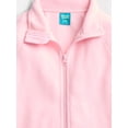 thumbnail image 2 of Wonder Nation Girls Microfleece Full Zip Jacket, Sizes 4-18 & Plus, 2 of 4