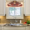 thumbnail image 3 of Coolnut Thanksgiving Turkey Valance Curtains for Kitchen or Bathroom, 54x18in Valances Window Treatment Rod Pocket Drape Light Filtering Living Room Bedroom Decor, 3 of 6