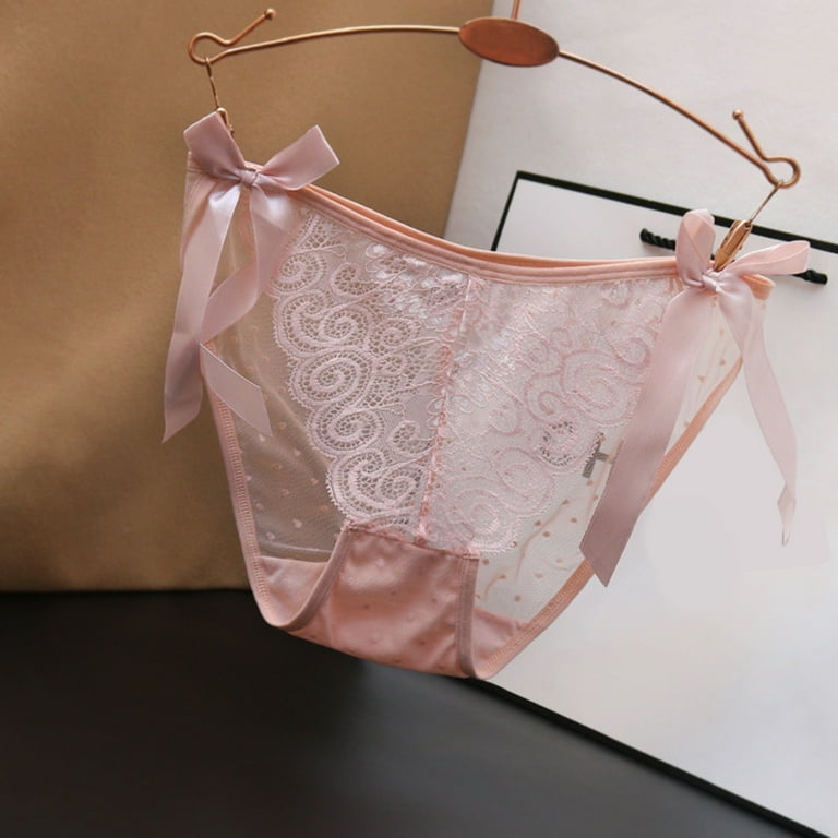 Womens Panties Pure Desire Bow French Lace Panties Women's Low