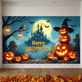 thumbnail image 4 of Pumpkin Decoration Happy Halloween Outdoor Decoration Haunted House for Halloween Party Outdoor Event Autumn Celebration, 4 of 9
