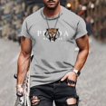 thumbnail image 1 of Sweatshirt 3D Casual Retro Pattern Series Men's T-shirt, 1 of 2