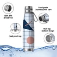 thumbnail image 4 of Modern 29oz Stainless Steel Insulated Thermos with Tea Filter, 360° Printed Travel Bottle, Leakproof BPA-Free Flask with Anti-Slip Base, 304 Inner & 201 Outer, Vacuum Cup, 4 of 6